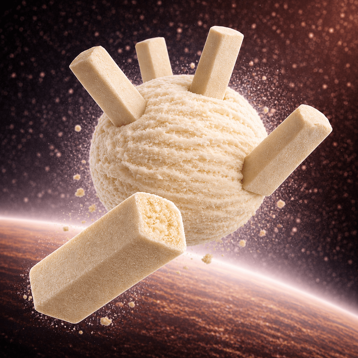 Vanilla - Freeze Dried Ice Cream Box (7 Stück) | Supergarden - Far North