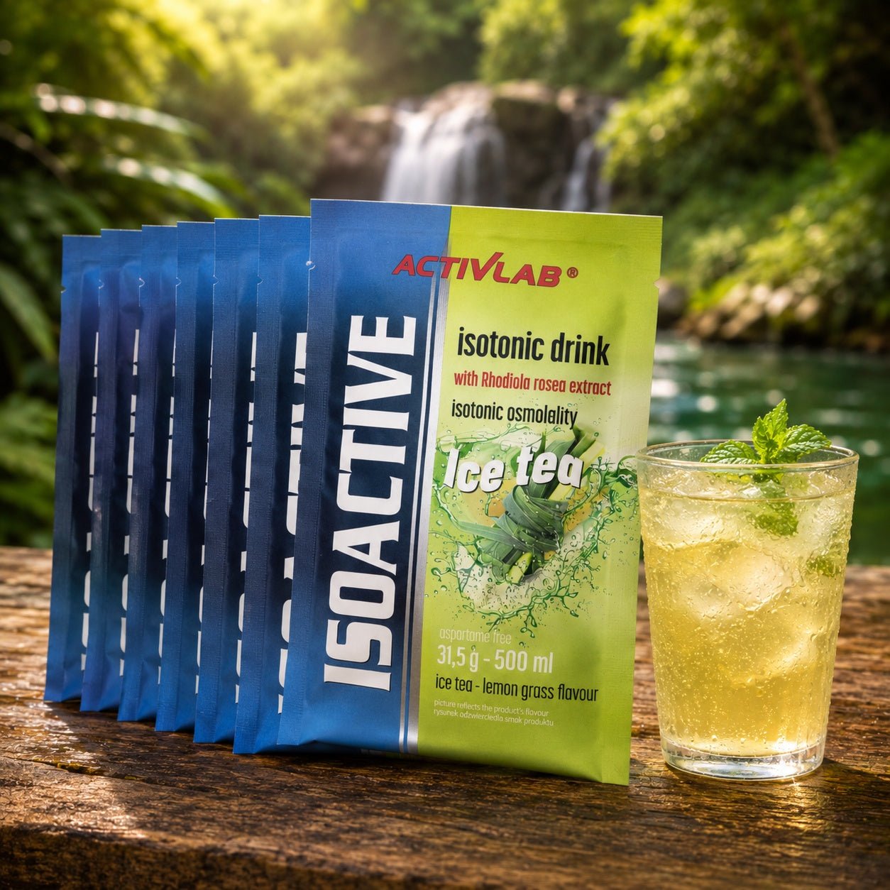 Ice Tea Lemon Grass - Iso Drink Box (20 Stück) | Activlab - Far North