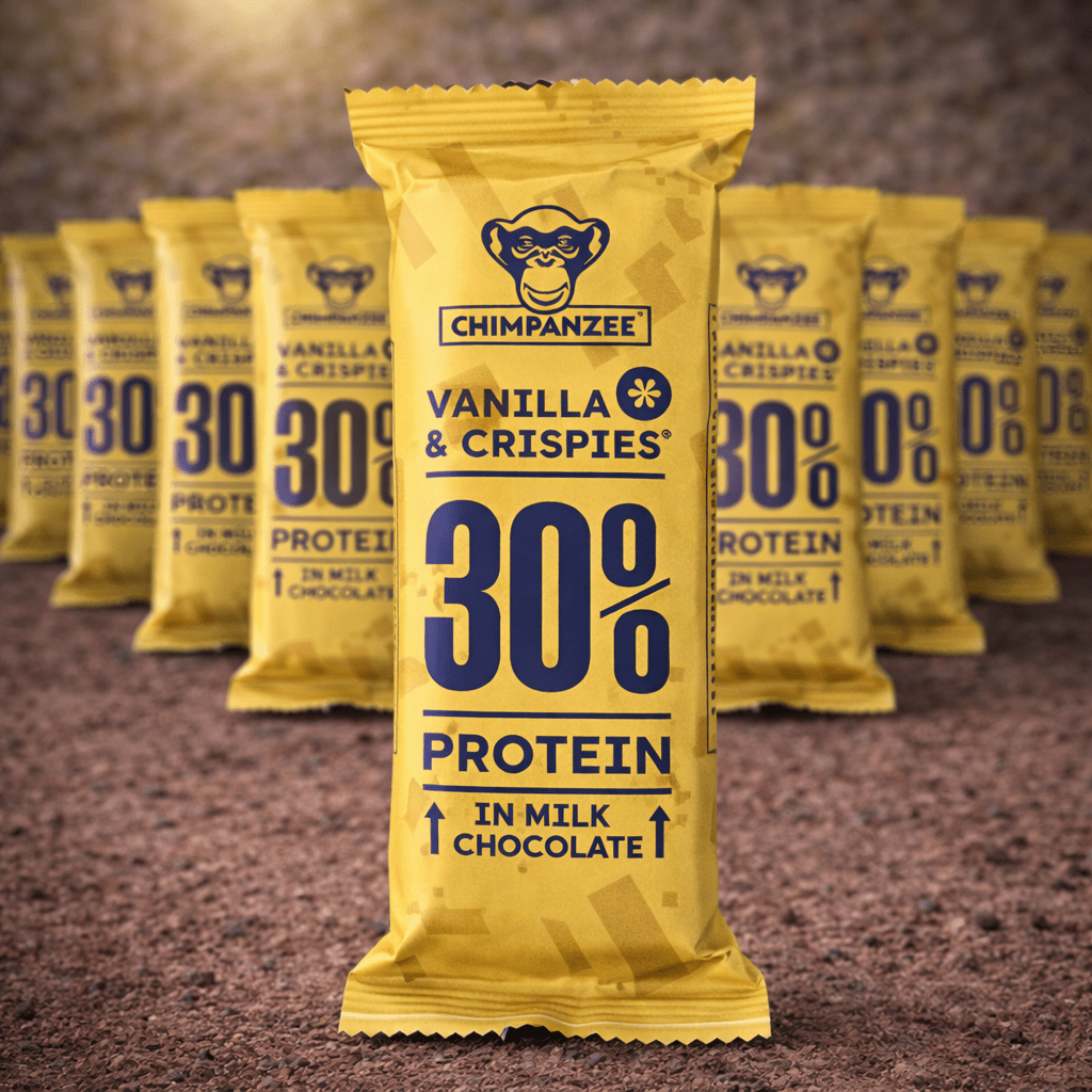 Vanilla & Crispies - Protein Bar Box (20 Stück) | Chimpanzee - Far North