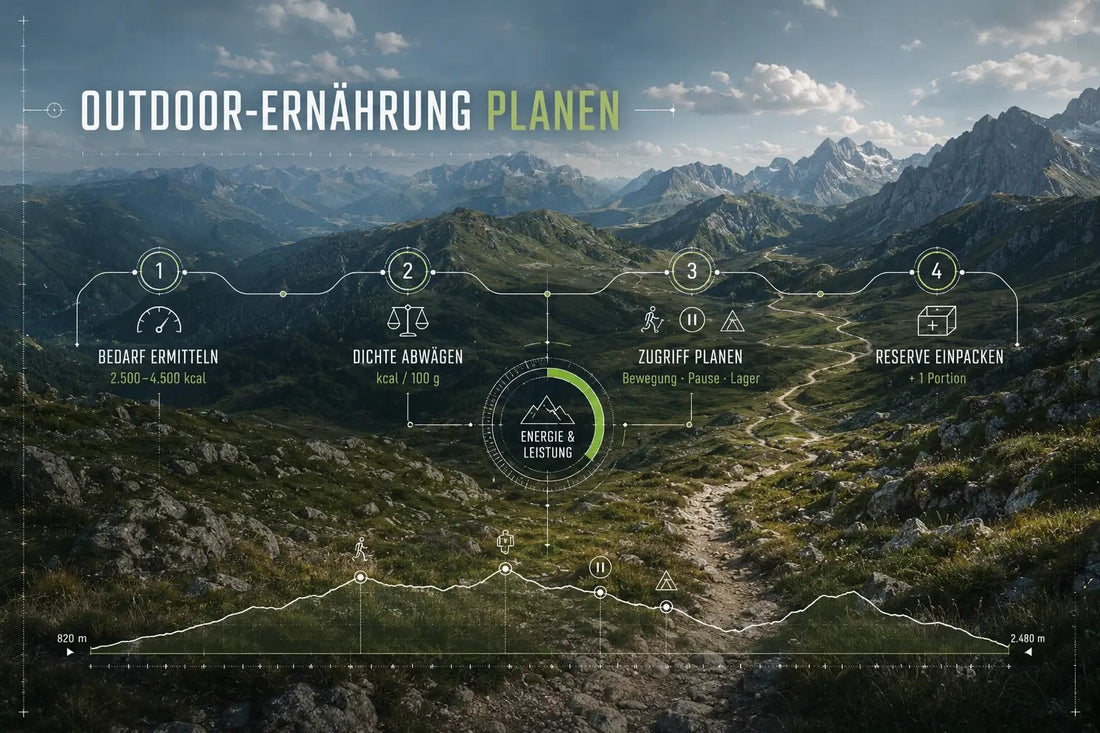 Guide für Outdoor-Ernährungsplanung richtig planen - Far North