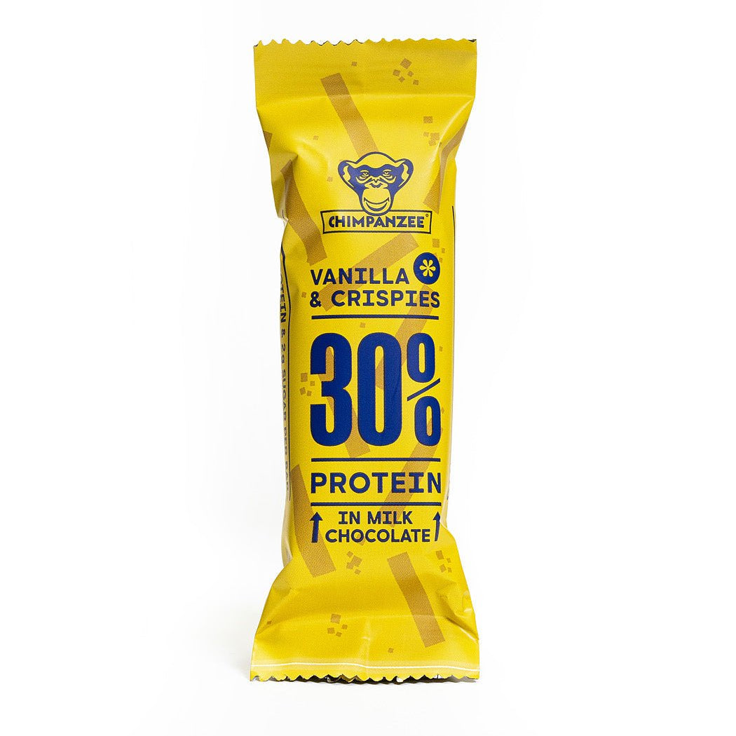 Vanilla & Crispies - Protein Bar | Chimpanzee - Far North
