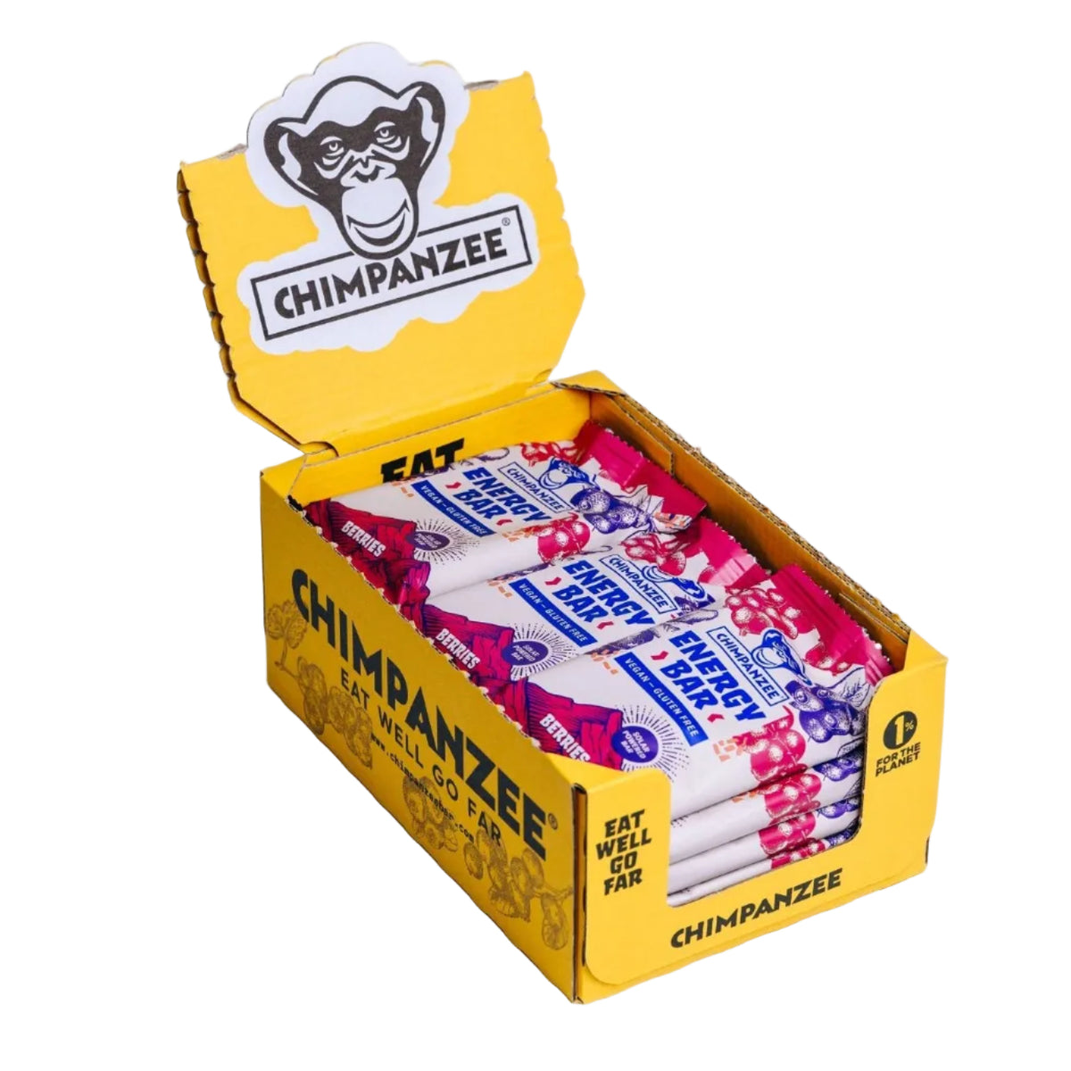 Berries - Energy Bar Box (15 Stück) | Chimpanzee - Far North