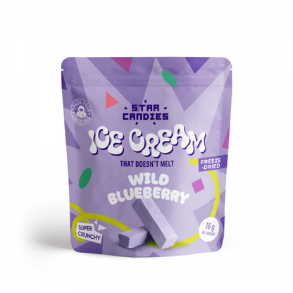 Blueberry - Freeze Dried Ice Cream Box (7 Stück) | Supergarden - Far North