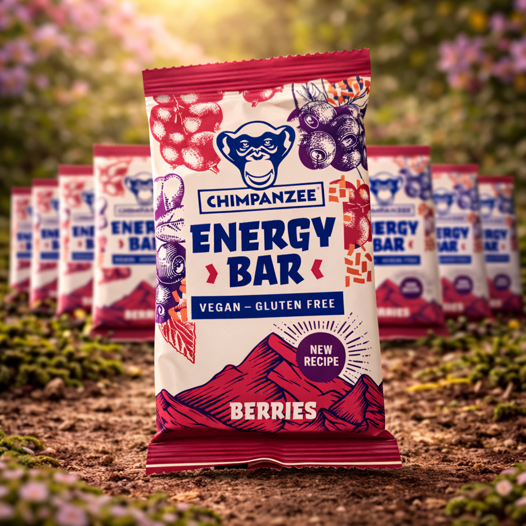 Berries - Energy Bar Box (15 Stück) | Chimpanzee