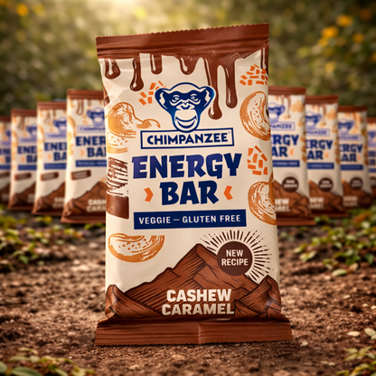 Cashew Caramel - Energy Bar Box (15 Stück) | Chimpanzee