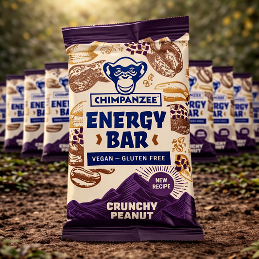 Crunchy Peanut - Energy Bar Box (15 Stück) | Chimpanzee