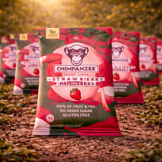 Strawberry - Energy Chews Box (20 Stück) | Chimpanzee