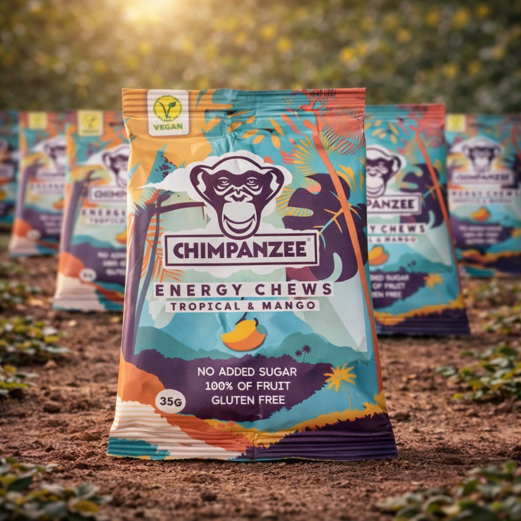 Tropical Mango - Energy Chews Box (20 Stück) | Chimpanzee