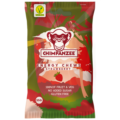 Strawberry - Energy Chews Box (20 Stück) | Chimpanzee - Far North