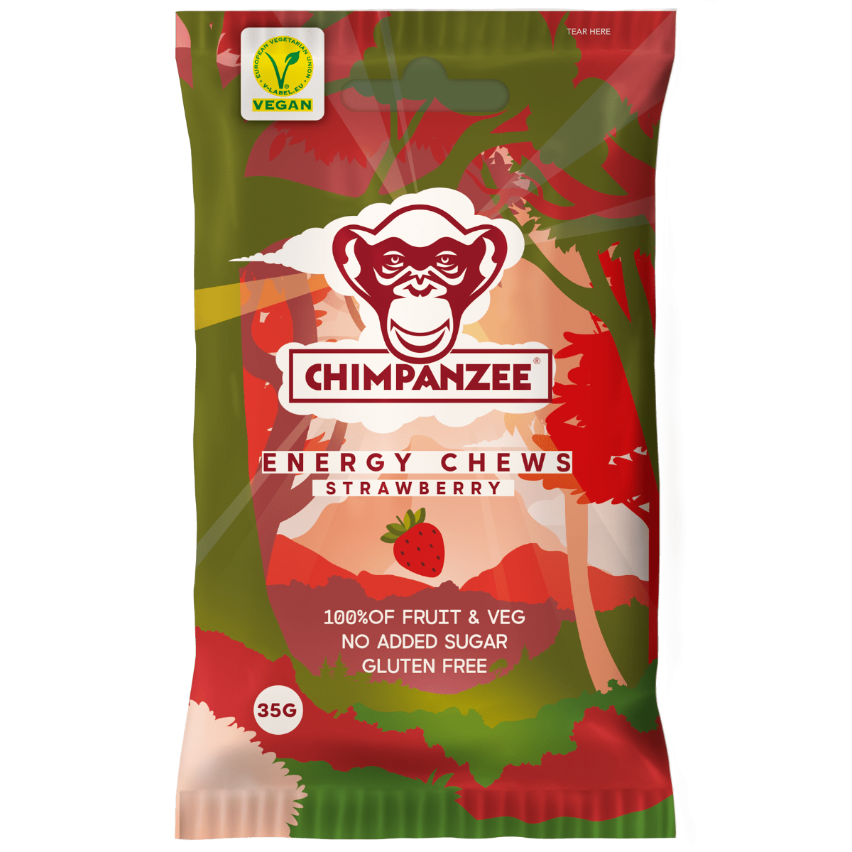 Strawberry - Energy Chews | Chimpanzee - Far North