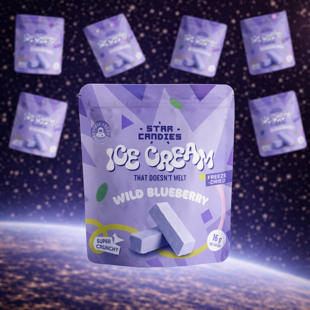 Blueberry - Freeze Dried Ice Cream Box (7 Stück) | Supergarden