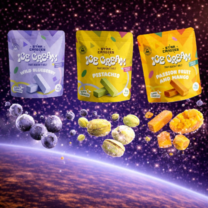 Exotic Pack - Freeze Dried Ice Cream (3 Stück) | Supergarden