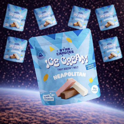Neapolitan - Freeze Dried Ice Cream Box (7 Stück) | Supergarden
