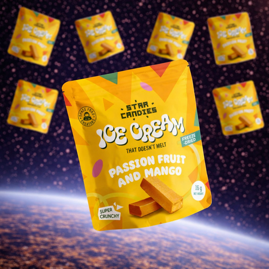 Passion Fruit & Mango - Freeze Dried Ice Cream Box (7 Stück) | Supergarden