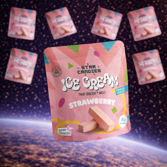 Strawberry - Freeze Dried Ice Cream Box (7 Stück) | Supergarden