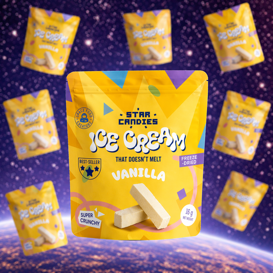 Vanilla - Freeze Dried Ice Cream Box (7 Stück) | Supergarden