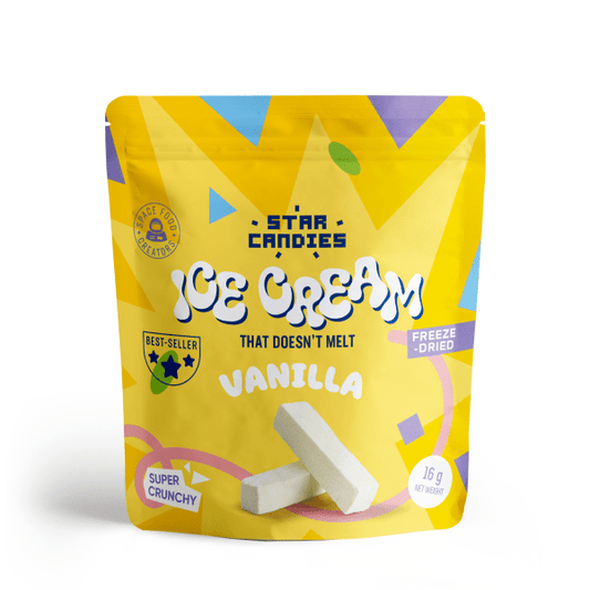 Vanilla - Freeze Dried Ice Cream Box (7 Stück) | Supergarden - Far North