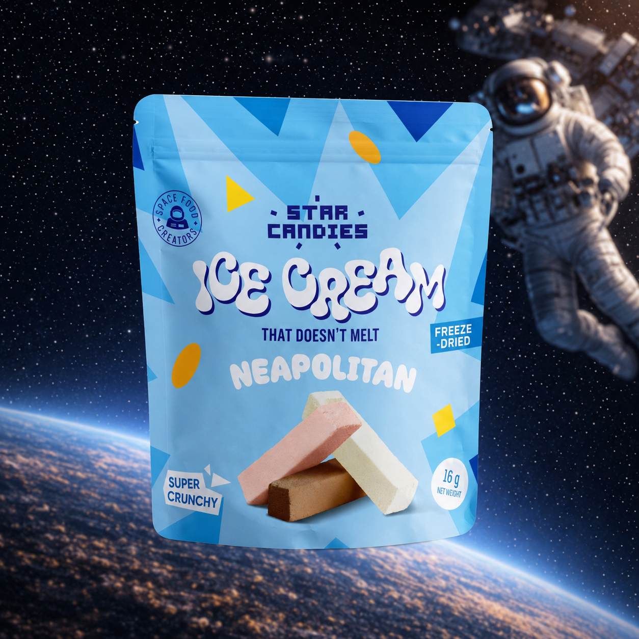 Neapolitan - Freeze Dried Ice Cream | Supergarden