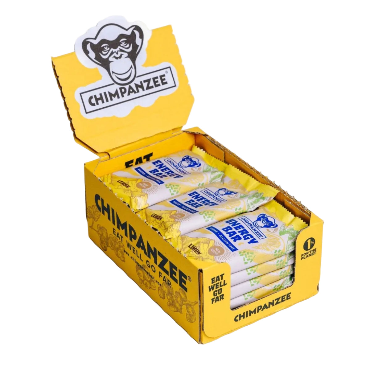 Lemon - Energy Bar Box (15 Stück) | Chimpanzee - Far North