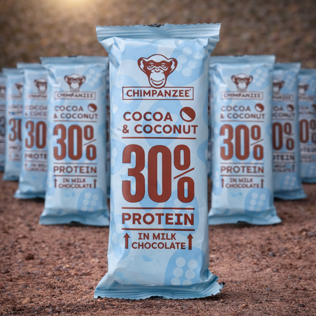 Cocoa & Coconut - Protein Bar Box (20 Stück) | Chimpanzee