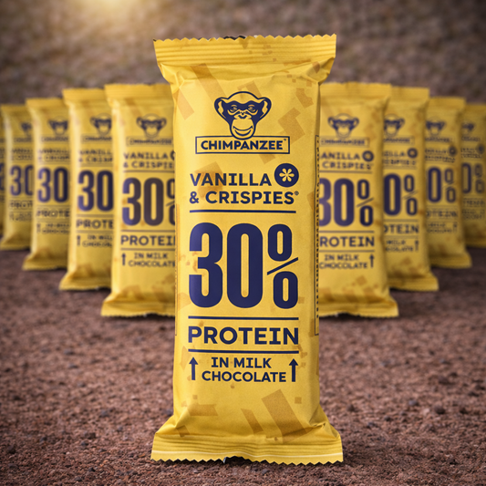 Vanilla & Crispies - Protein Bar Box (20 Stück) | Chimpanzee