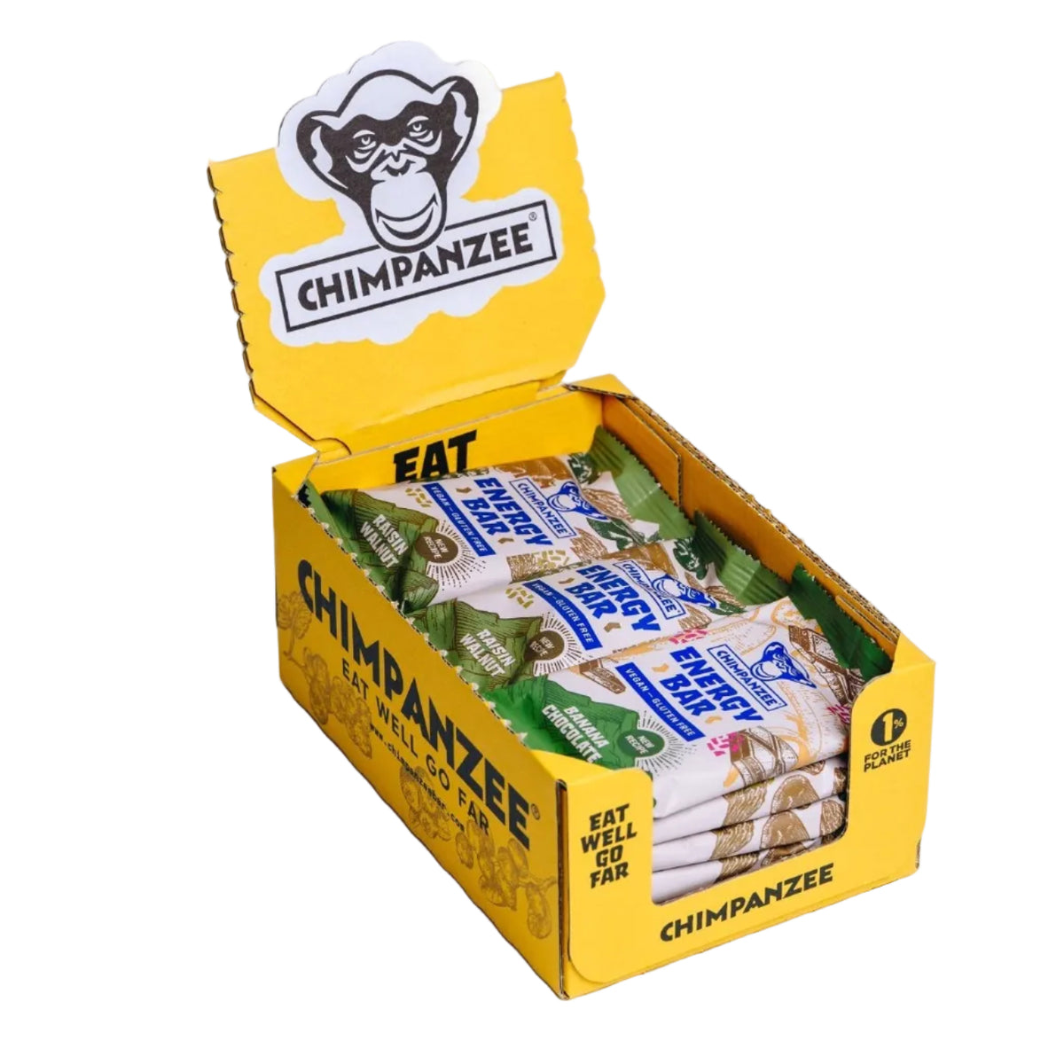 Raisin Walnut - Energy Bar Box (15 Stück) | Chimpanzee - Far North