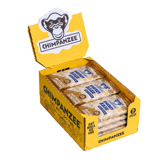 White Choco Cappuccino Energy Bar Box (15 Stück) | Chimpanzee - Far North